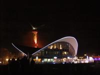 Leuchtturm in Flammen