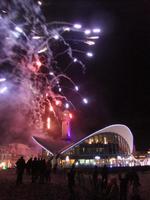 Leuchtturm in Flammen