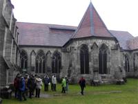 Vor dem Brunnenhaus in Walkenried