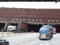 Einfahrt Elbtunnel