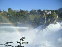 Regenbogenfarben am Rheinfall v. Schaffhausen