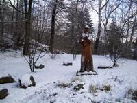 SchÃ€fer Jonas Statue in Jonsdorf