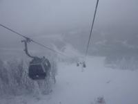 Gondelfahrt, nun wieder hinab