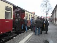 Fahrt mit der Harzer Schmalspurbahn zum Brocken