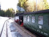 Fahrt mit der Fichtelbergbahn