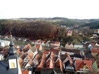 Weihnachten  2012 in der Fränkischen Schweiz von der Burg Waischenfeld