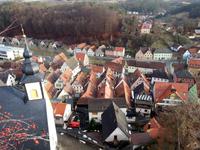 Weihnachten  2012 in der Fränkischen Schweiz von der Burg Waischenfeld