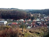 Weihnachten  2012 in der Fränkischen Schweiz von der Burg Waischenfeld
