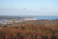 Blick vom Jagdschloss Granitz nach Binz