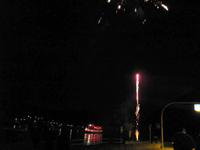 Silvesterfeuerwerk an der Mosel