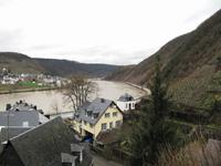 Blick von der Klosterkirche Beilstein zum Moselbogen