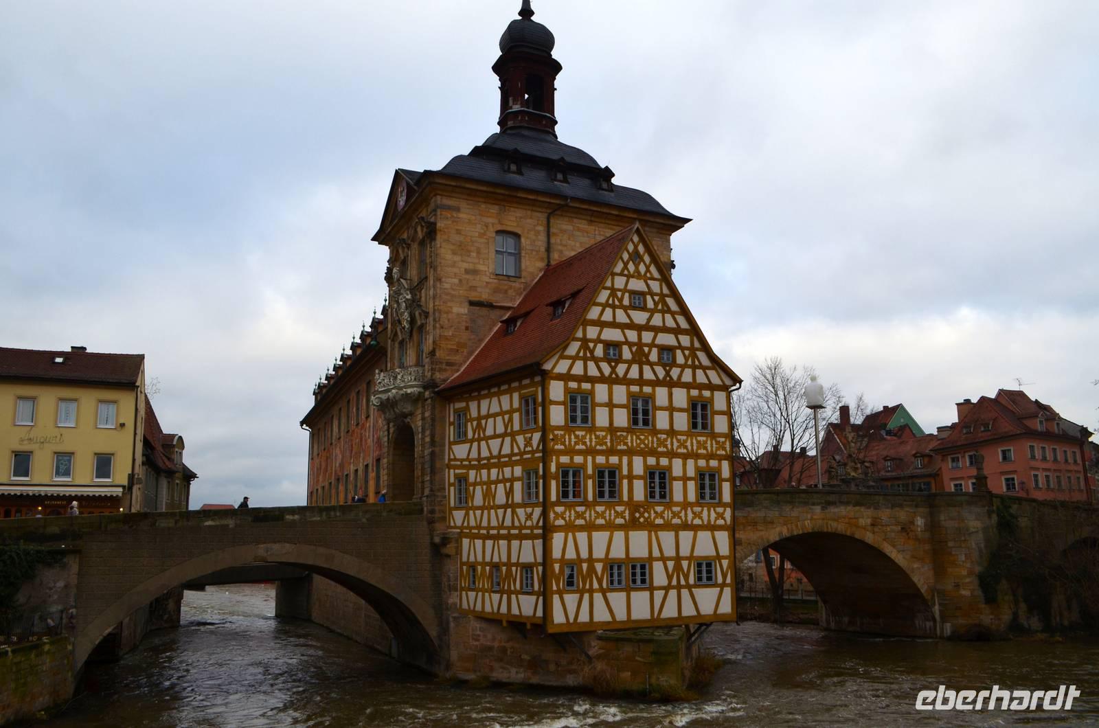 114 Bamberg, Altes Rathaus in der Regnitz