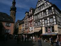 Cochem, schöne alte Fachwerkhäuser