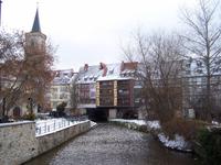 vor der Krämerbrücke an der Gera &ndash; &copy; Dirk Schlosser (Eberhardt TRAVEL)