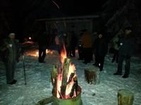 Pause am Feuer mit Glühwein &ndash; &copy; Dirk Schlosser (Eberhardt TRAVEL)