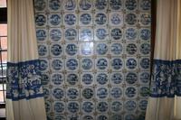 Kachelwand im Restaurant 