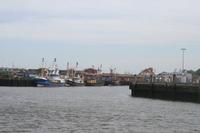 Einfahrt in den Hafen von Büsum