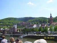 Blick auf Heidelberg vom Neckar