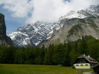 Blick zum Watzmannmassiv