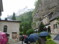 am Petersfriedhof in der Altstadt