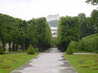 Mirabellgarten, mit Blick zur Hohensalzburg
