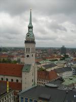 Blick vom Aussichtsturm zum Alten Rathaus
