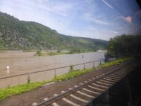 Zugfahrt mit der Mittel-Rhein-Bahn