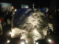 Steinsalzbrocken im Salzmuseum Lüneburg