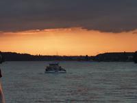 Sonnenuntergang auf dem Rhein