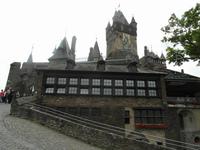 Reichsburg in Cochem mit Der Achteckturm mit seinem Christophorus-Mosaik