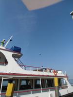 Zeppelin über Meersburg