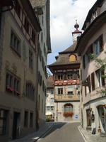 Rathaus Stein am Rhein von der Seite