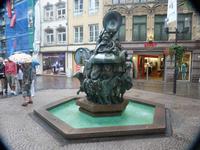 Musikerbrunnen in Luxenburg