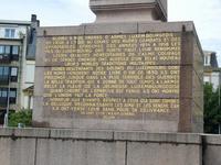 Mahnmals auf der Place de la Constitution in Luxemburg 