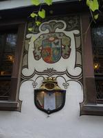 schöne Hauswand, Drosselgasse, Rüdesheim