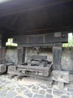 Weinpresse im Weinmuseum Rüdesheim