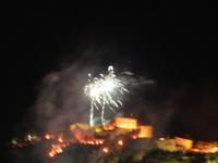 Hauptfeuerwerk über der Festung Ehrenbreitstein