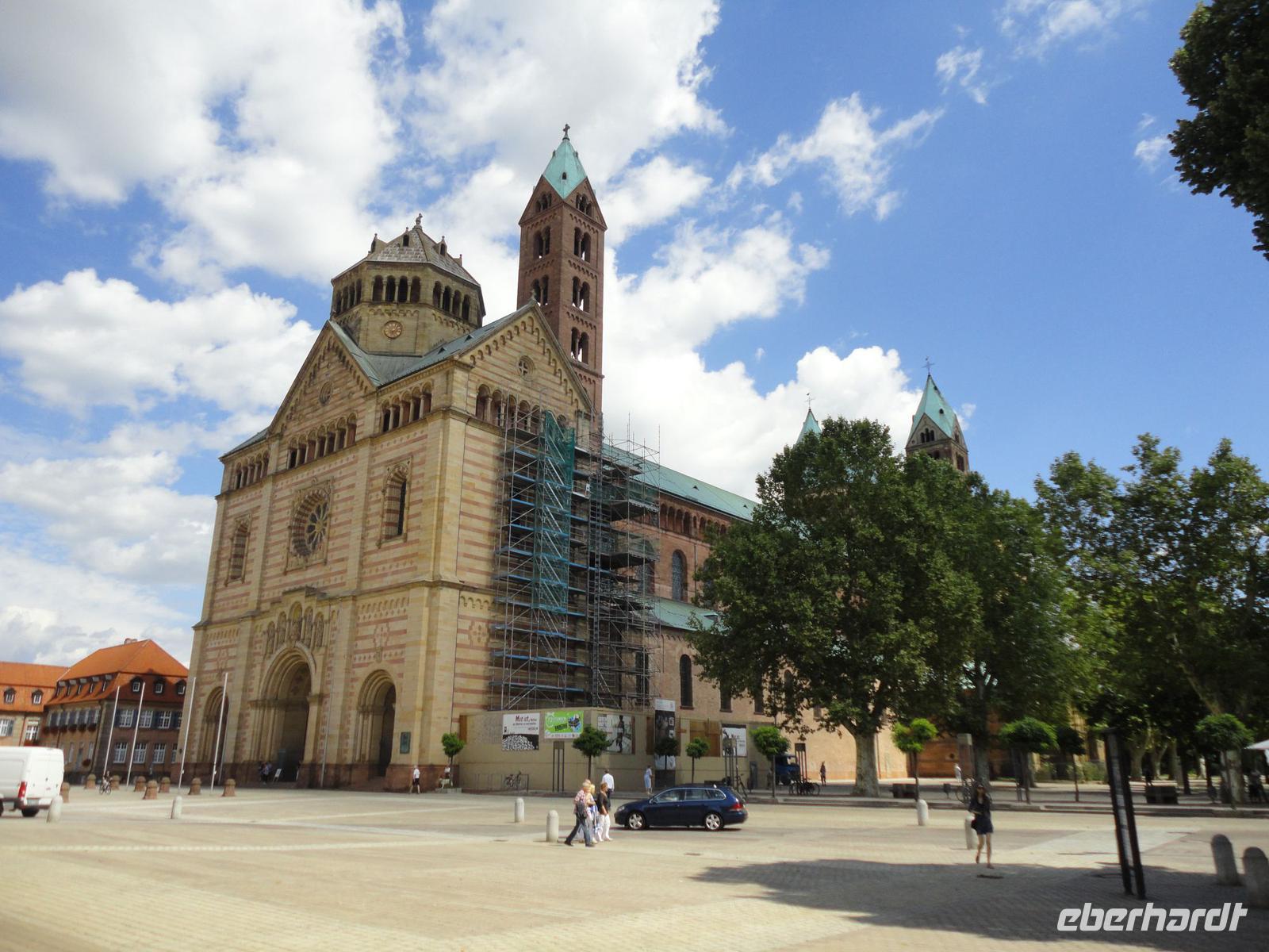 südwestlicher Blick auf den Speyerer Dom
