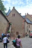 Angekommen auf der Burg Kriebstein