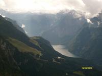Blick vom Kehlstein zum Königsee
