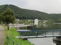 Blick auf die Mosel vom Hotel aus