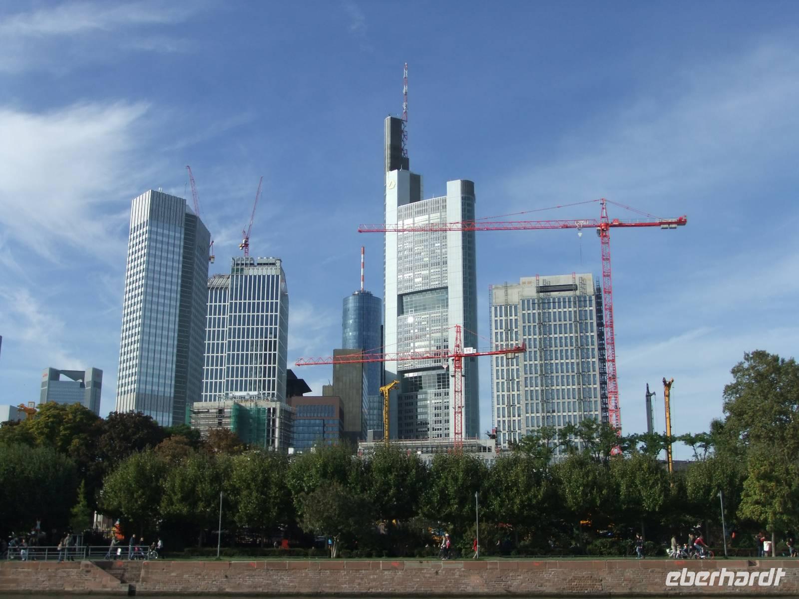Die Skyline von Frankfurt am Main