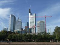 Die Skyline von Frankfurt am Main