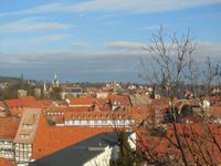 Herrlicher Ausblick auf Quedlinburg vom Schlossberg
