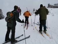 Skifahrer an der Kampenwand