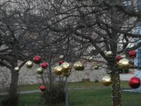 Weihnachtsdekoration in Happing