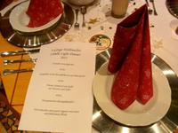 Weihnachtsmenü im Hotel Christel
