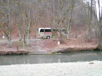 Silvester-Spaziergang entlang der Wiesent... (unser Reisebus)