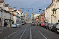 weihnachtlich geschmückte Potsdamer Innenstadt