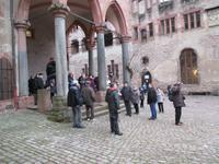 Die Gäste erhalten viele Infos über die Geschichte des Schlosses